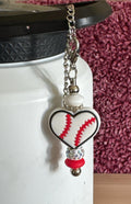 Sports Tumbler Charm, Volleyball Basketball Baseball Football Tennis Cup Accessory, Sports Mom Gift, Team Bag Backpack Decor, Handmade Cute Gift